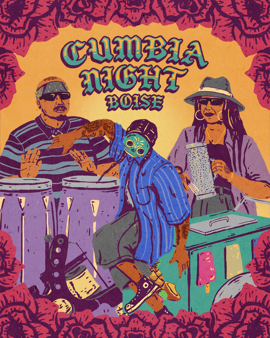 Cumbia Night Boise Shrine Social Club June 8th