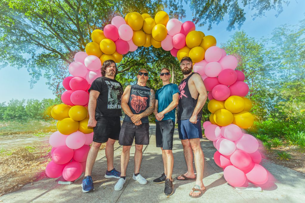 BalloonArchPartyBoys SteaksauceMustache FloridaParkBandPromo2024