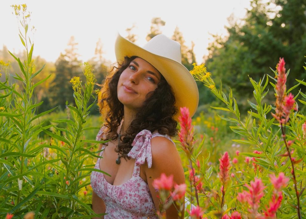 Girl In The Garden